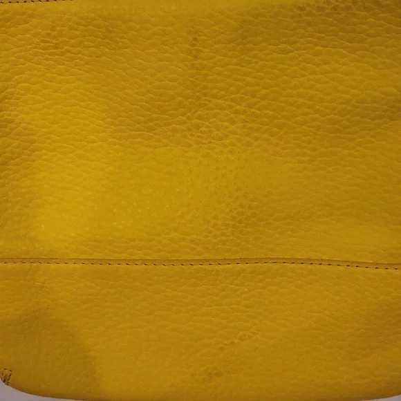 Kate Spade Yellow Pebble Leather Crossbody Bag - Picture 5 of 9